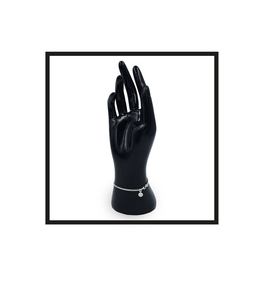 Royal Rolling The Guardian, 925 Sterling Silver, Bracelet on a Wrist, Silver talisman.