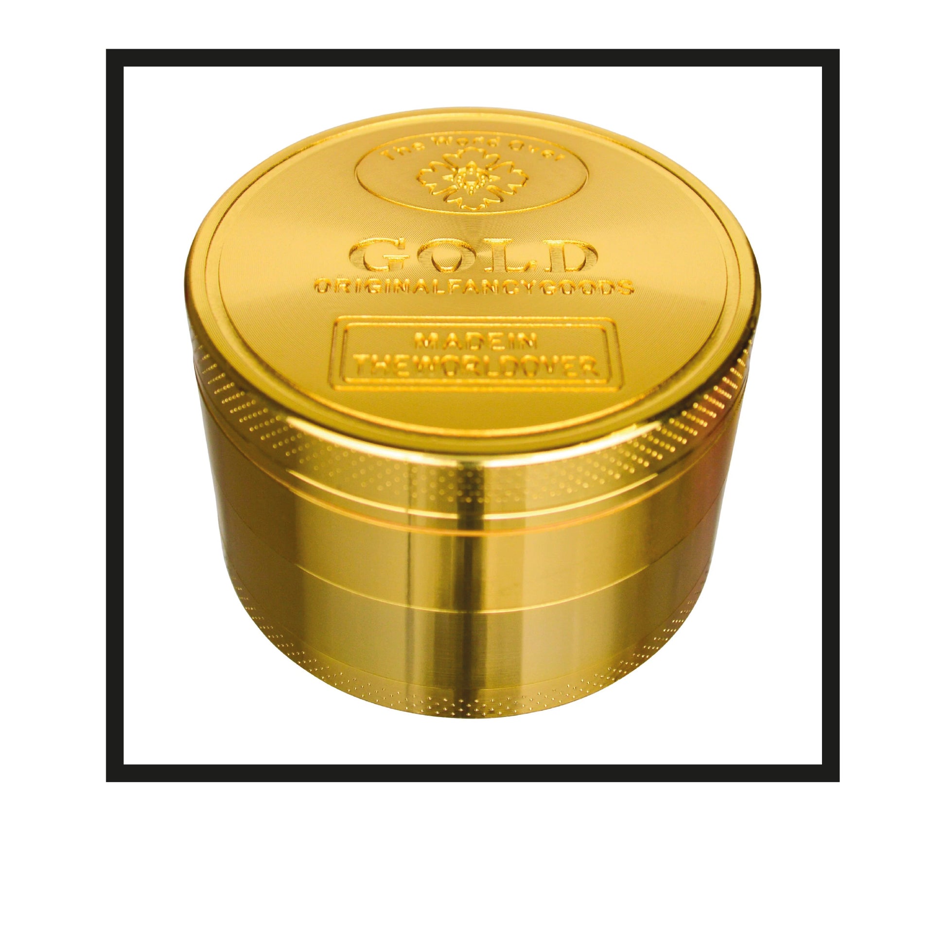 Royal Rolling Handmade in Holland (Amsterdam, Alkmaar, Rotterdam, North Holland). grinder 10 ox Gold 999 999,9 325888 original Fancygoods Finegold Worldover 4 parts Closed