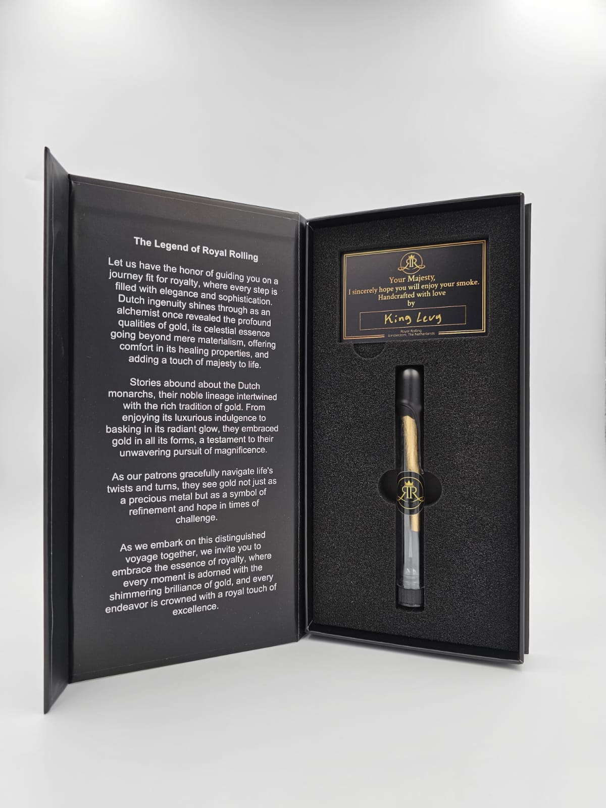Royal Rolling 24K Gold Cone + Grinder