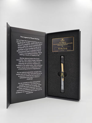 Royal Rolling Gold Member Package | 24K Gold Cone + 24K Gold Rolling Paper + Grinder + Lighter
