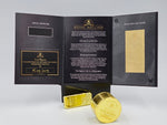 Royal Rolling 1x Deluxe 24K Gold Rolling Paper + Grinder + Lighter