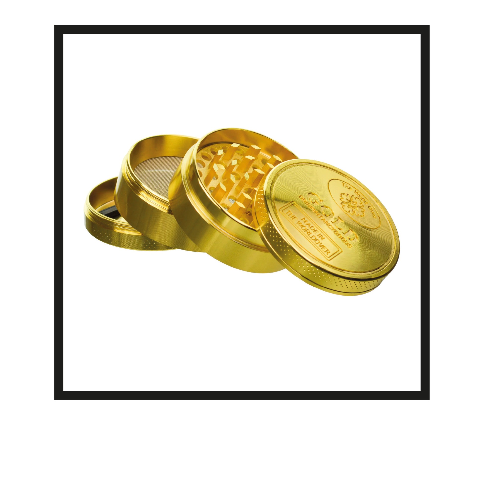 Royal Rolling Handmade in Holland (Amsterdam, Alkmaar, Rotterdam, North Holland). grinder 10 ox Gold 999 999,9 325888 original Fancygoods Finegold Worldover 4 parts scrapper 