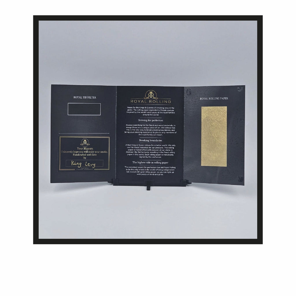 ROYAL ROLLING | 24K GOLD DELUXE GIFT CARD | SIZE L