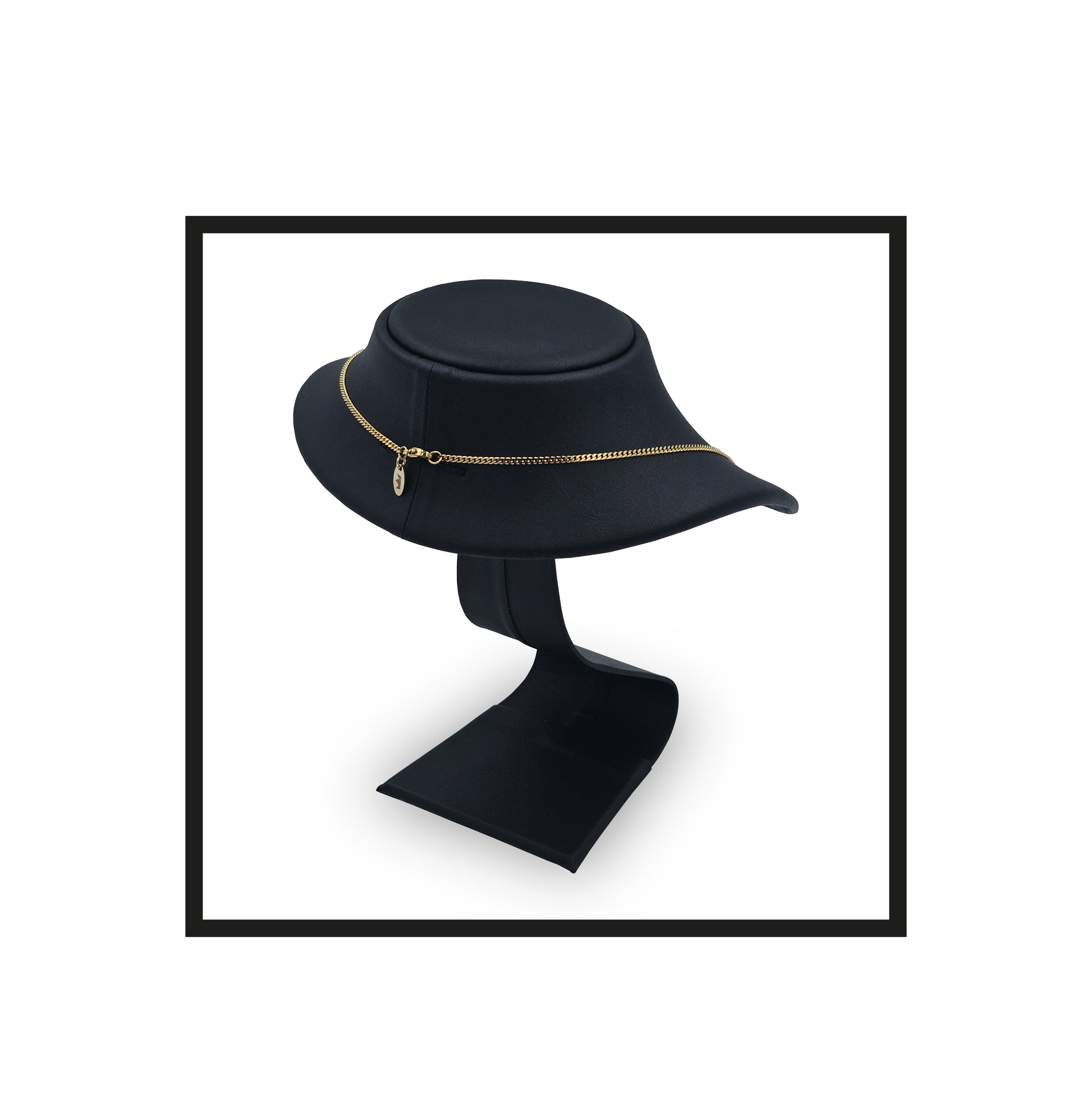 Royal Rolling The Audacious, Necklace, Gold Stainless steel, Gold-filled talisman Back