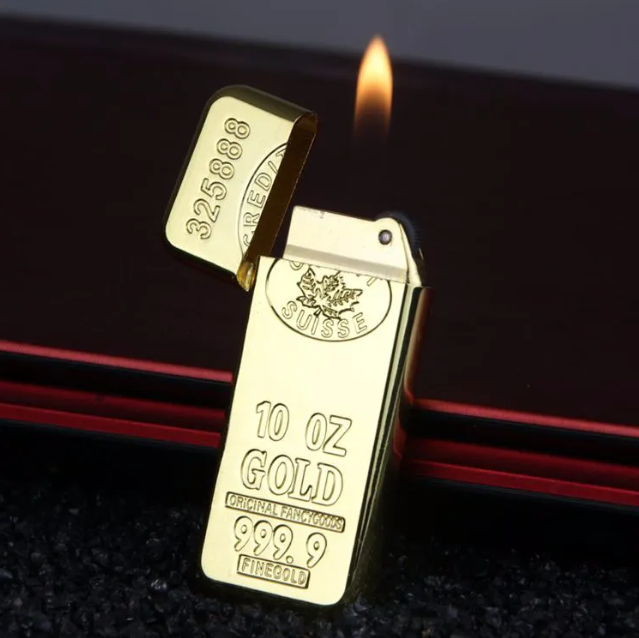 Royal Rolling 1x Deluxe 24K Gold Rolling Paper + Grinder + Lighter