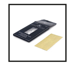 Royal Rolling Cone L made of 24-karat gold in a black-and-white packaging, Handmade in Holland (Amsterdam, Alkmaar, Rotterdam, North Holland). Luxury gift with custom packaging. Available in Pure Gold Deluxe Size L, 90mm, Rolling paper out of packaging