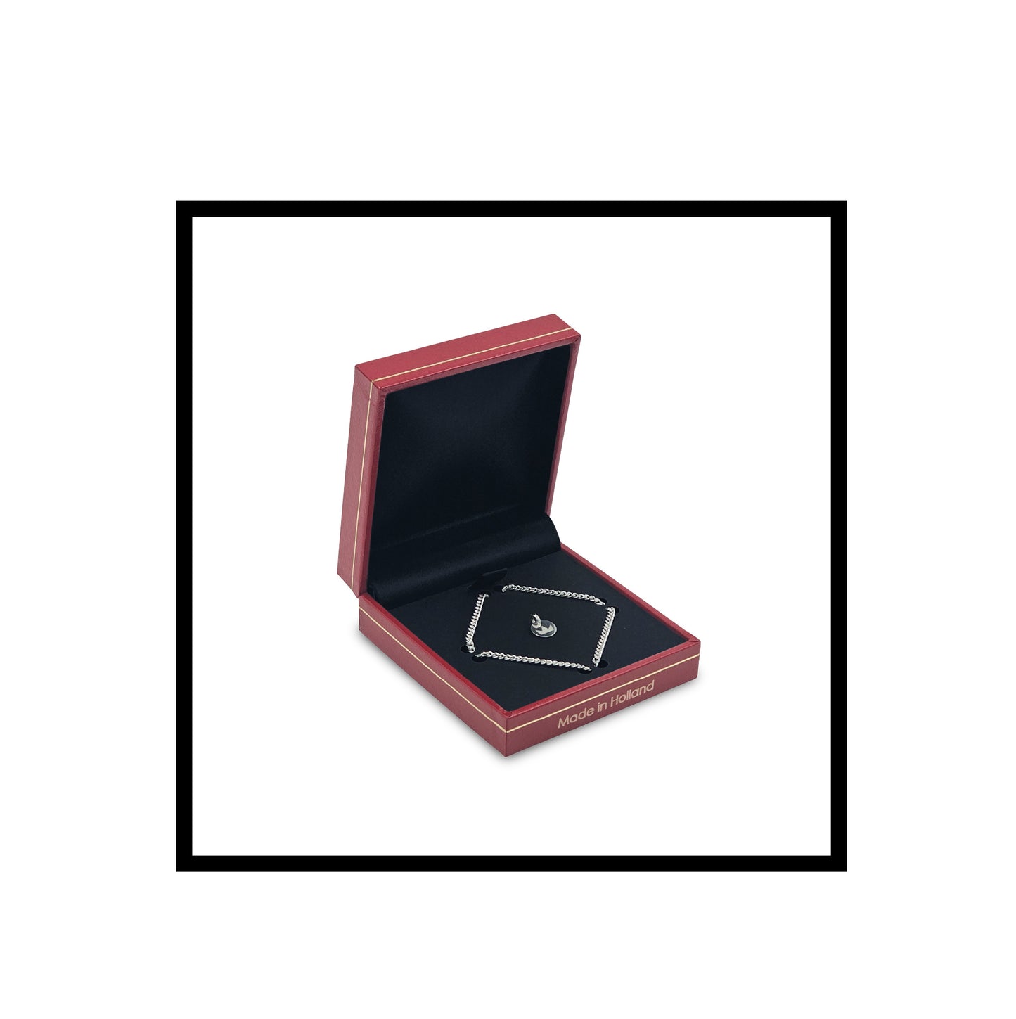THE GUARDIAN | OPEN BOX | BY ROYAL ROLLING | PART OF THE FORTUNA COLLECTION | STERLING SILVER BRACELET