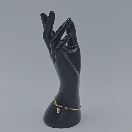 Royal Rolling The Overseer, Gold, Stainless steel Bracelet, on a wrist, Gold-filled talisman, video.