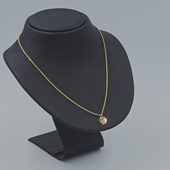 The Benvevolent, Gold Necklace 925 sterling silver, 14k gold pendant & talisman Video 