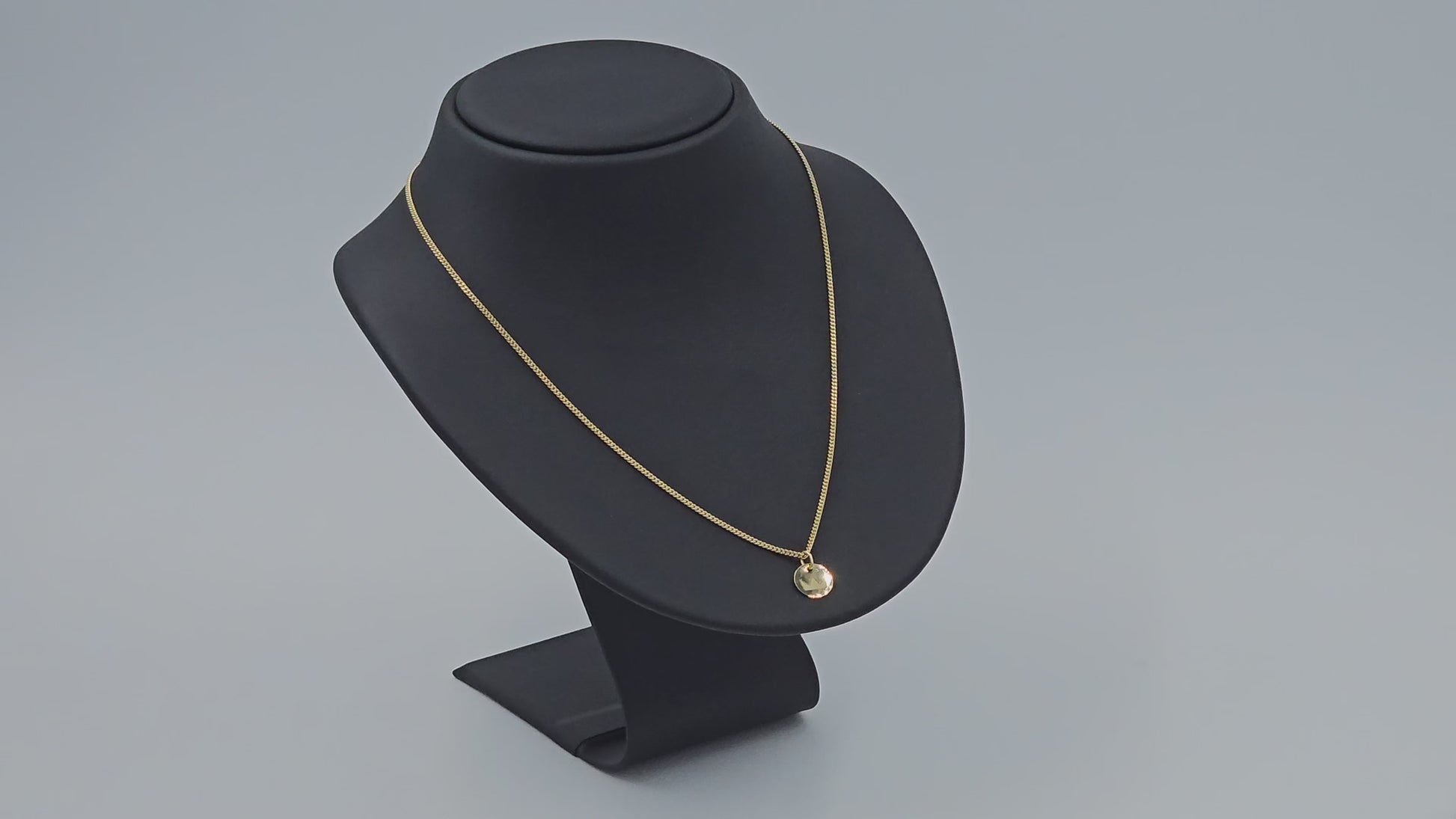 The Benvevolent, Gold Necklace 925 sterling silver, 14k gold pendant & talisman Video 