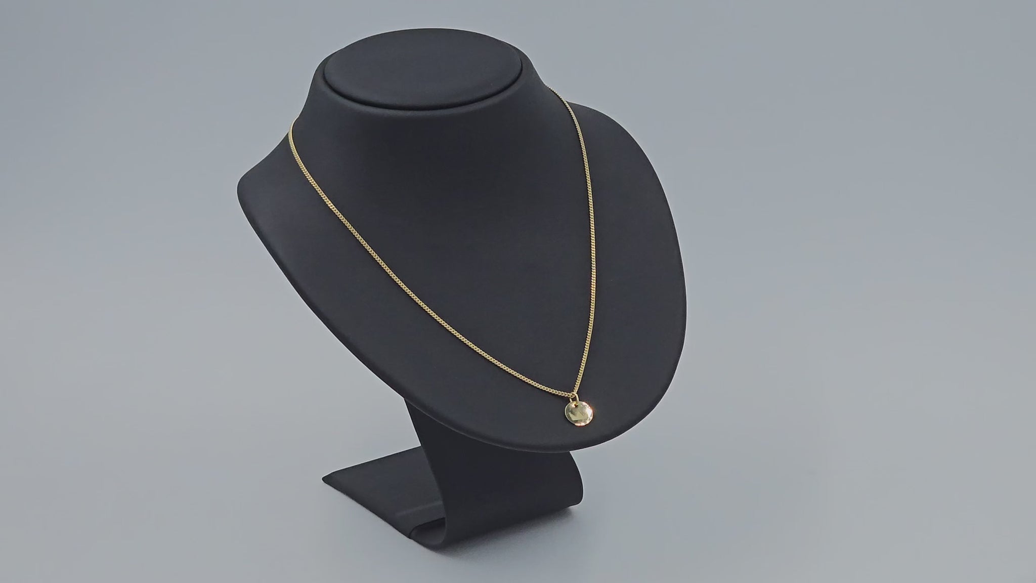 The Benvevolent, Gold Necklace 925 sterling silver, 14k gold pendant & talisman Video 