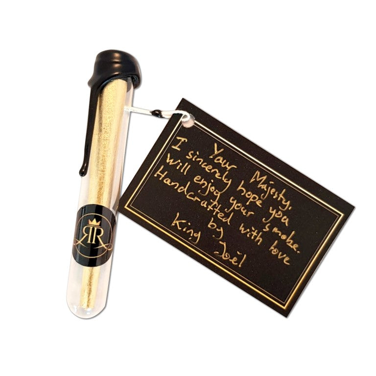 Royal Rolling Gift Package - Double Deluxe - 24K Gold Cone - Gold Clipper
