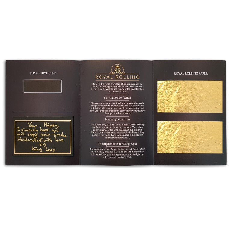 Royal Rolling 24K Gold Papers - Double Deluxe 24K Gold