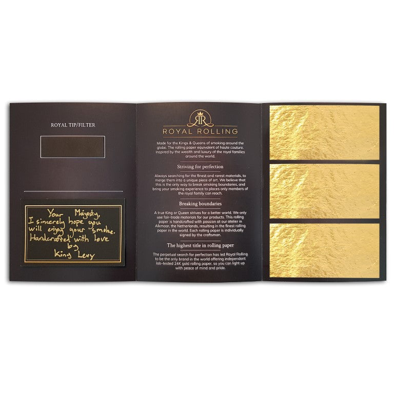 Royal Rolling 24K Gold Papers - Triple Deluxe 24K Gold